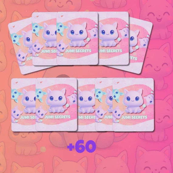 60 packs of JUMI Secret stickers - JUMIUNIVERSE