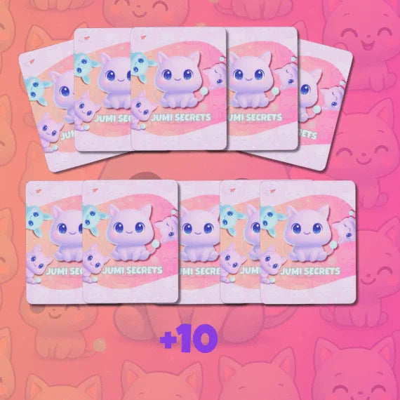 10 packs of JUMI Secret stickers - JUMIUNIVERSE