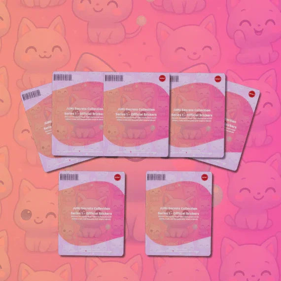7 packs of JUMI Secret stickers - JUMIUNIVERSE