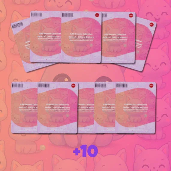 10 packs of JUMI Secret stickers - JUMIUNIVERSE