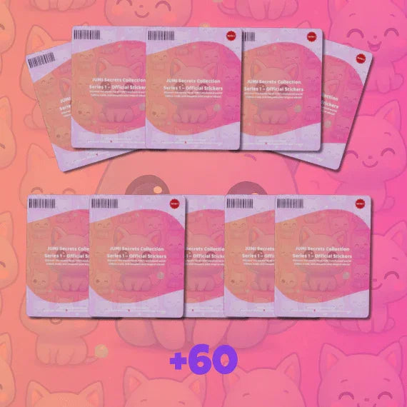 60 packs of JUMI Secret stickers - JUMIUNIVERSE